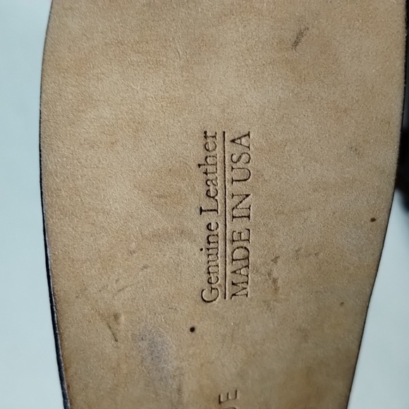 Rare Saks Fifth Avenue Double Buckle Leather Belt